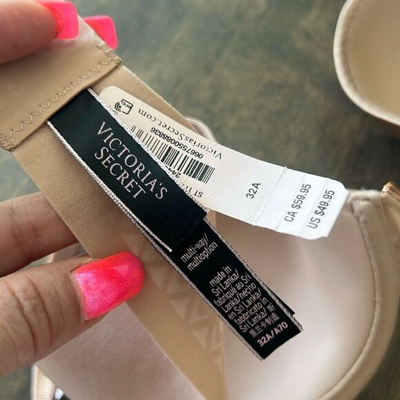 Victorias Secret BARE Illusions Lightly Lined Smooth Strapless Bra - Picture 12 of 13